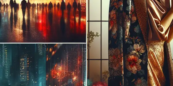 A mysterious woman named Natalie embodies sensuality, set between vibrant urban nightlife and an intimate bedroom.